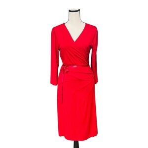 Express  Red Wrap Dress